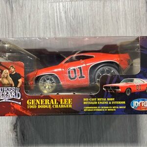 RARE Dukes Of Hazzard General Lee 1969 Dodge Charger Stylized BY: Joy Ride 1/24